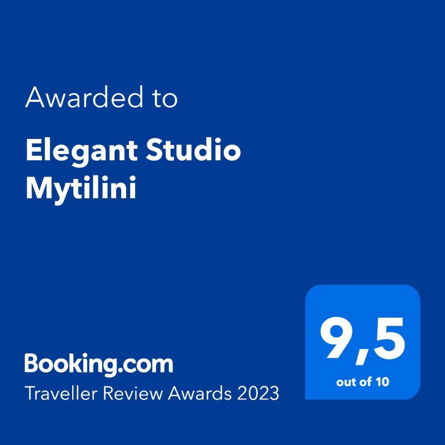 Elegant Studio Mytilini Apartment Luaran gambar